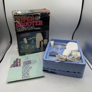 Vintage Wear-Ever Super Shooter 70001 Electric Cookie Press Food Gun - Tested